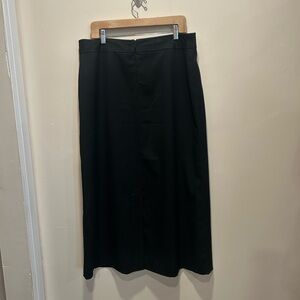 Old Navy Elegant Black Midi Skirt